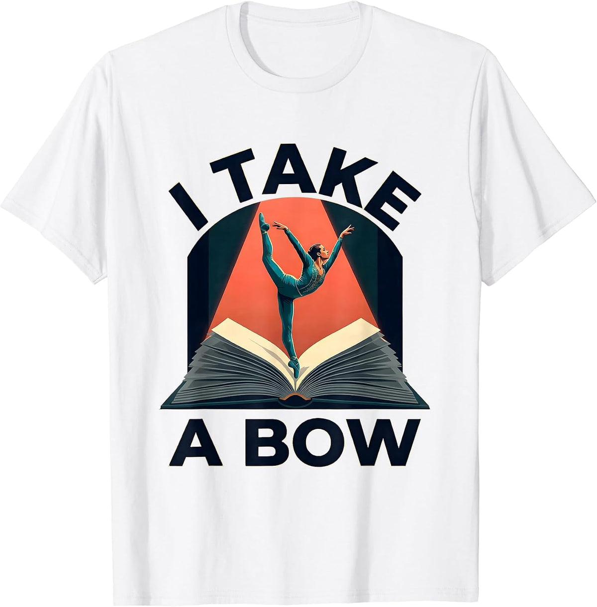 Men's I Take A Bow Literary Drama Humor Shakespeare Fan Gift T-Shirt - White