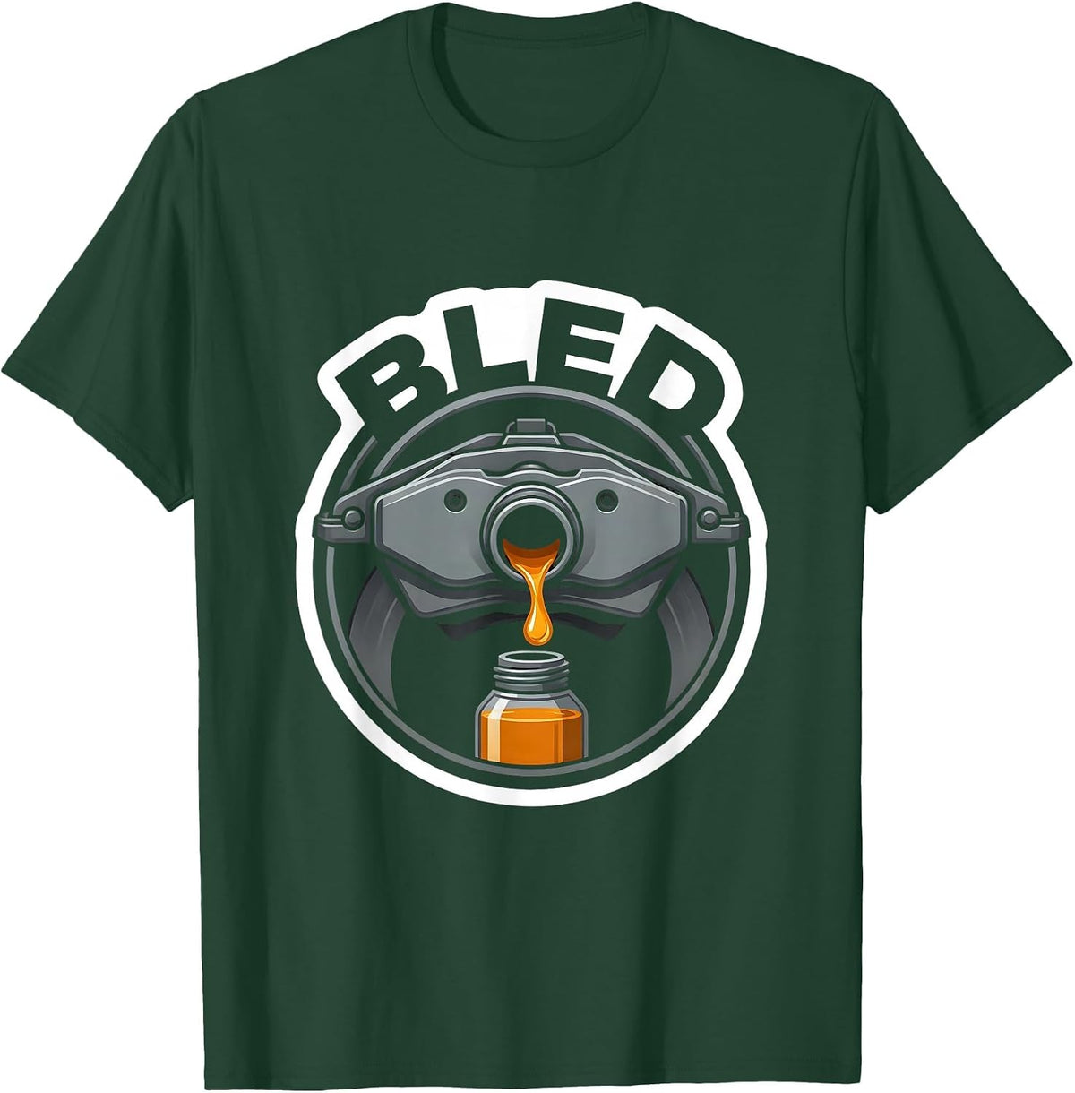 Bled Funny Car Enthusiast Mechanic Car Guy Gift T-Shirt - Dark Green