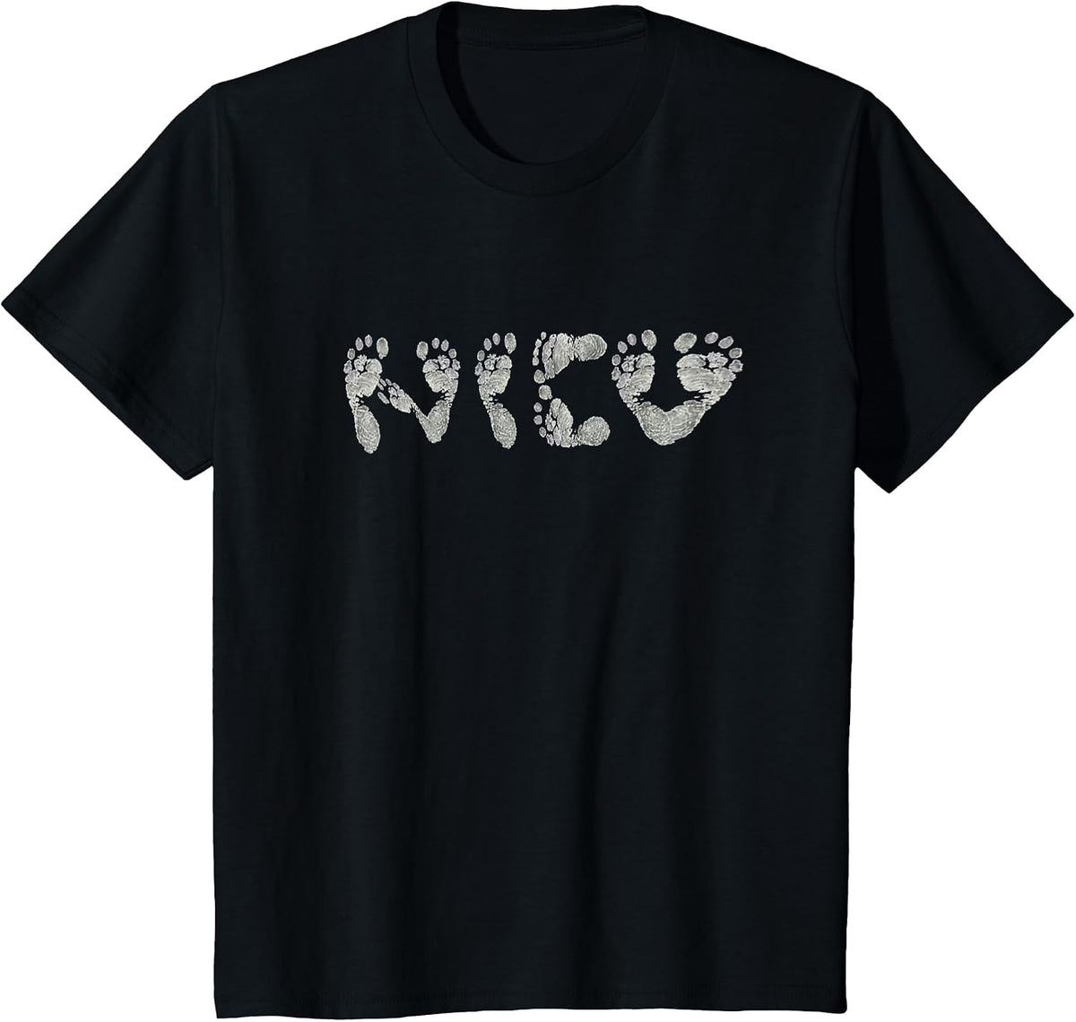 Baby Feet NICU T-Shirt - Black