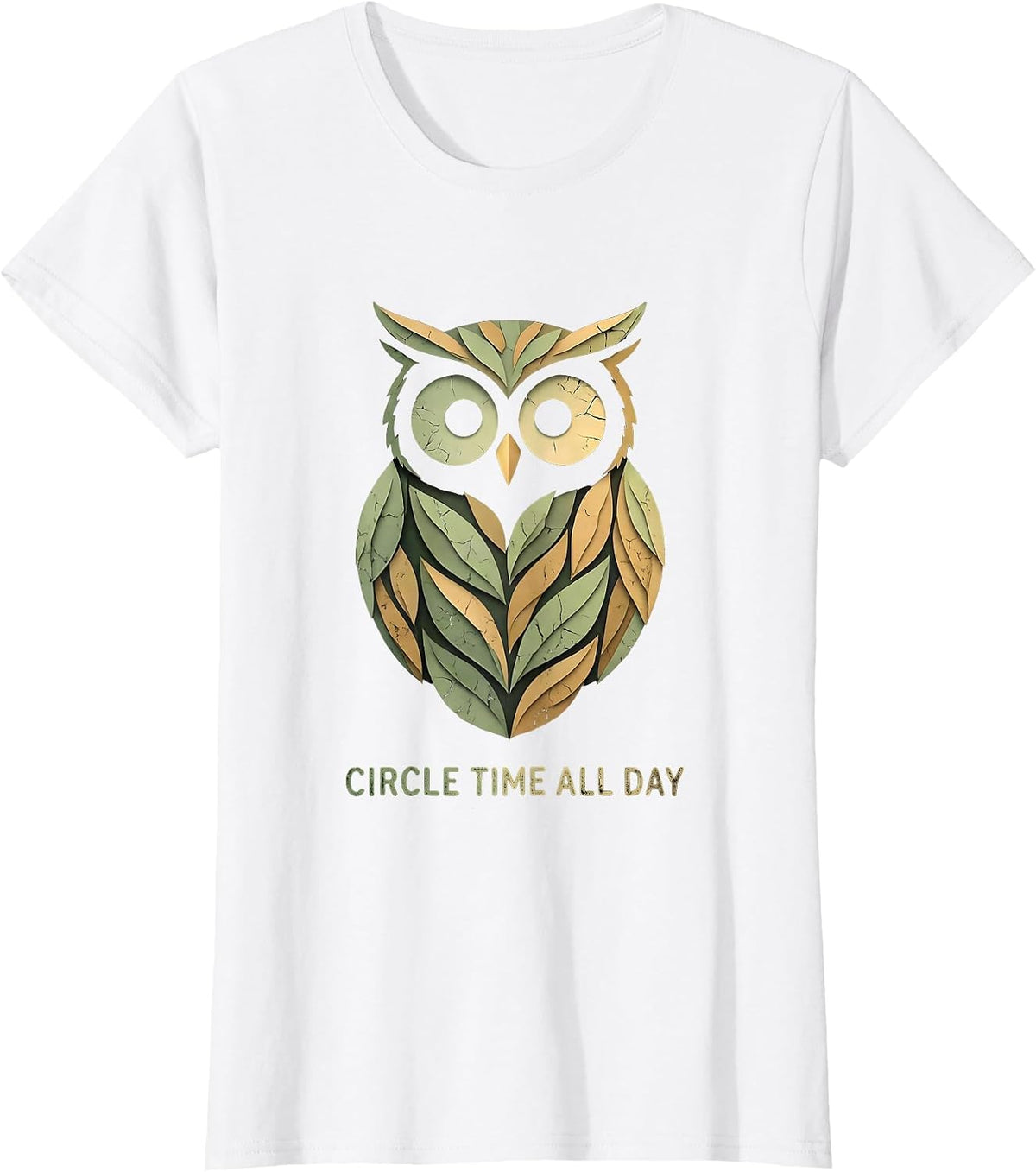 Circle Time All Day Preschool Teacher Design T-Shirt - White