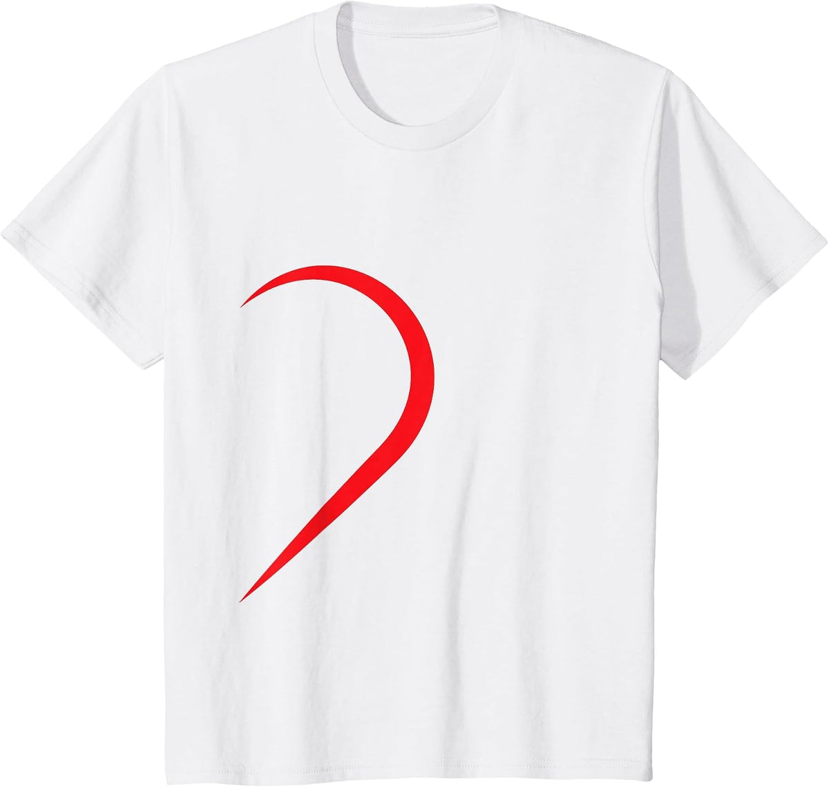 Half Heart Partner Couple Pyjamas Right Side Lovers Couple T-Shirt - White