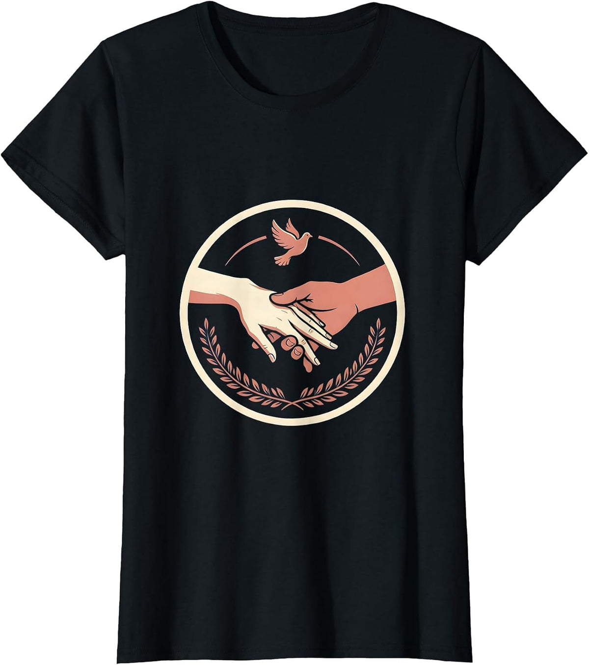 Occupational Therapy Hand Stretch Illustration T-Shirt - Black