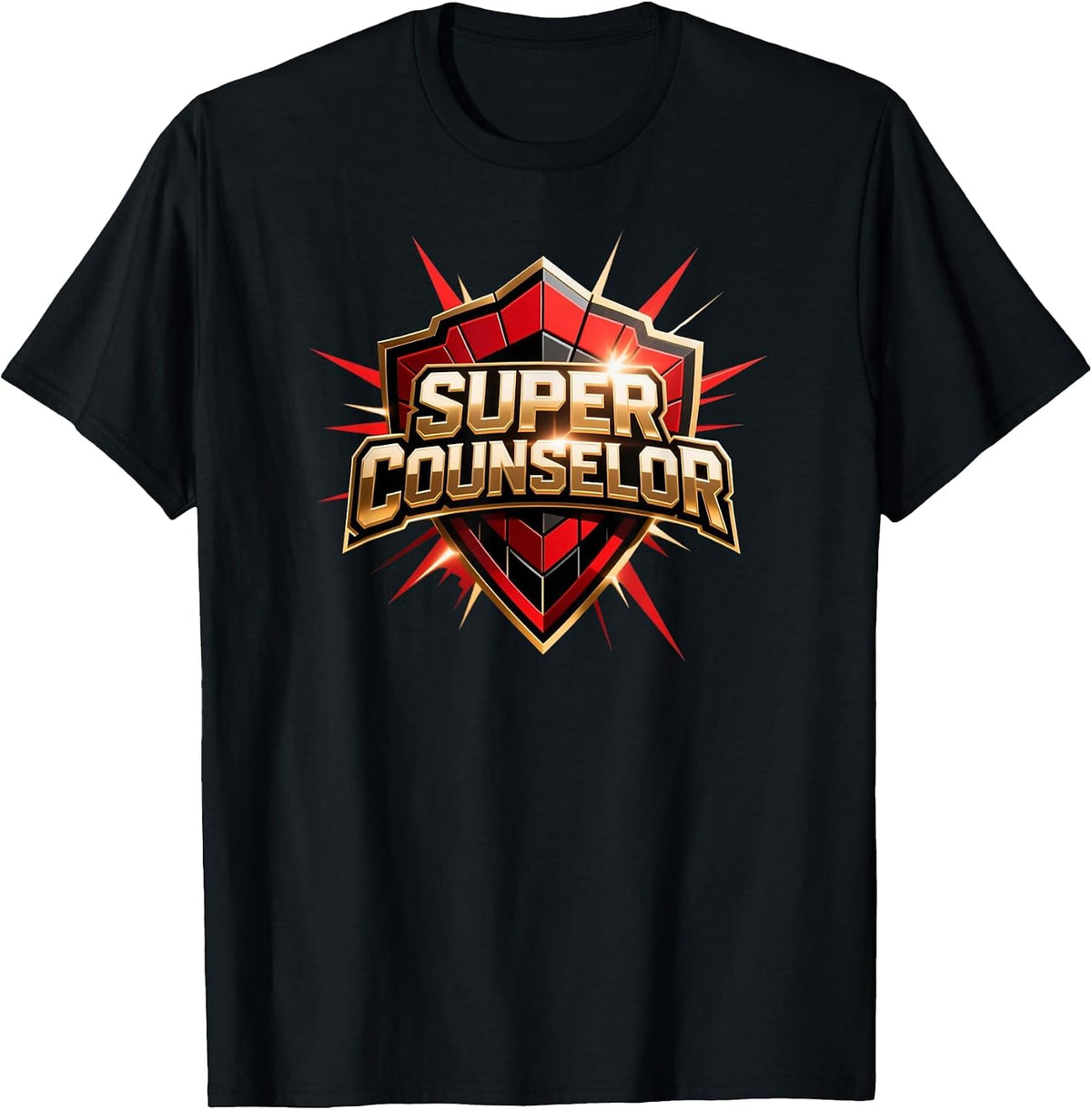 Super Counselor T-Shirt - Black