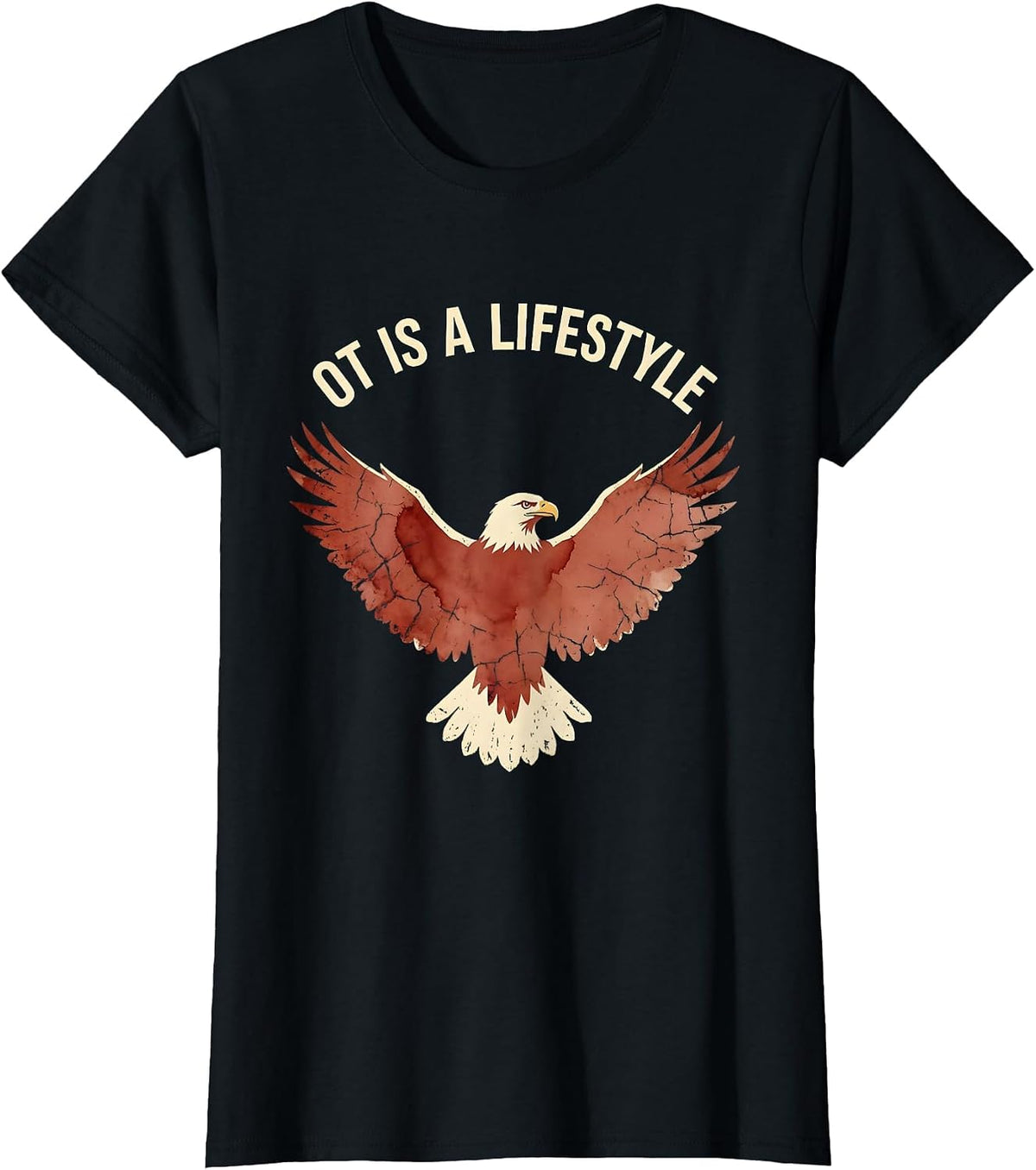OT Is A Lifestyle Occupational Therapy Design T-Shirt - Black