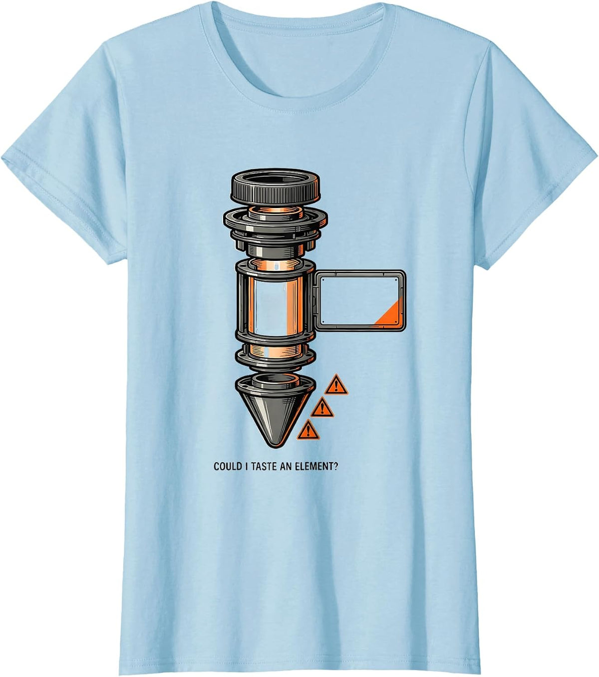 Women's Could I Taste An Element Funny Periodic Table Science T-Shirt - Baby Blue