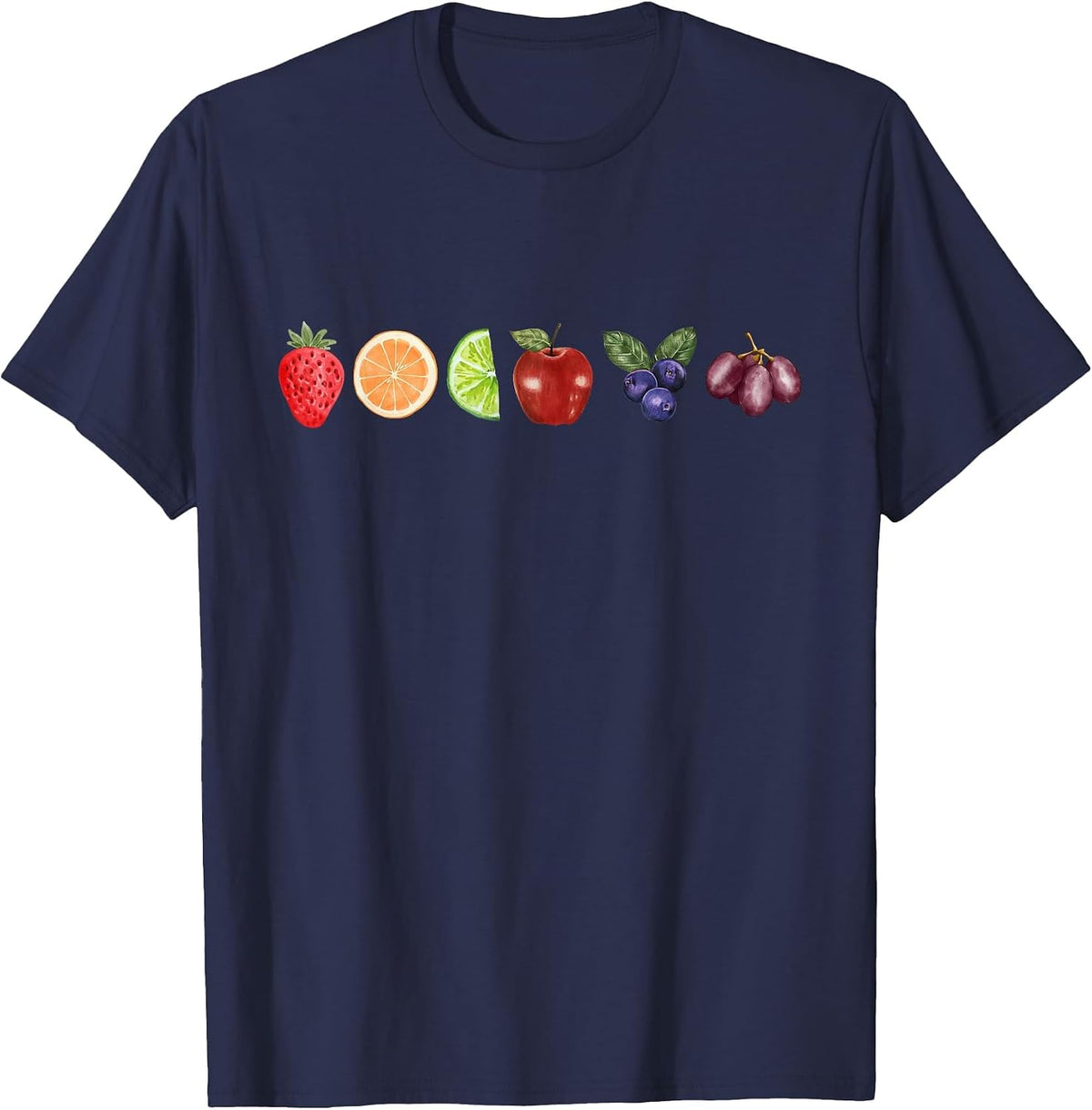 Fruity, Lesbian Subtle Pride, Subtle Bisexual Pride T-Shirt - Navy Blue
