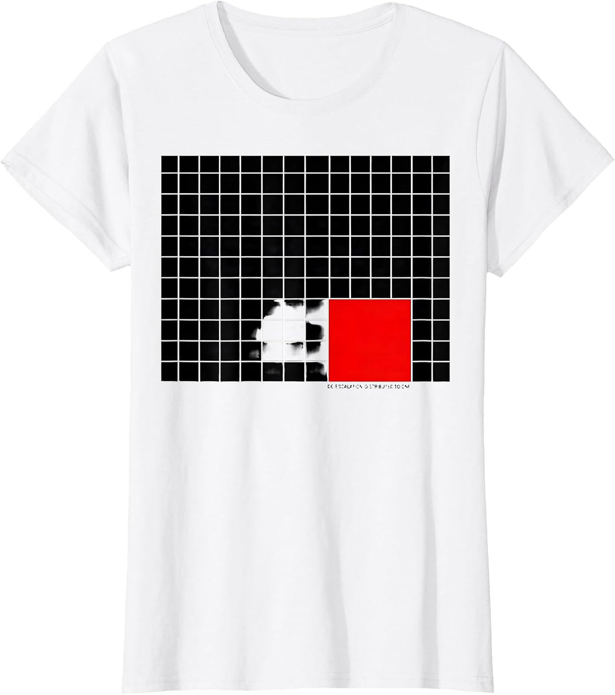 Women's De-Escalation: Distributed To One Funny Mental Health T-Shirt - White