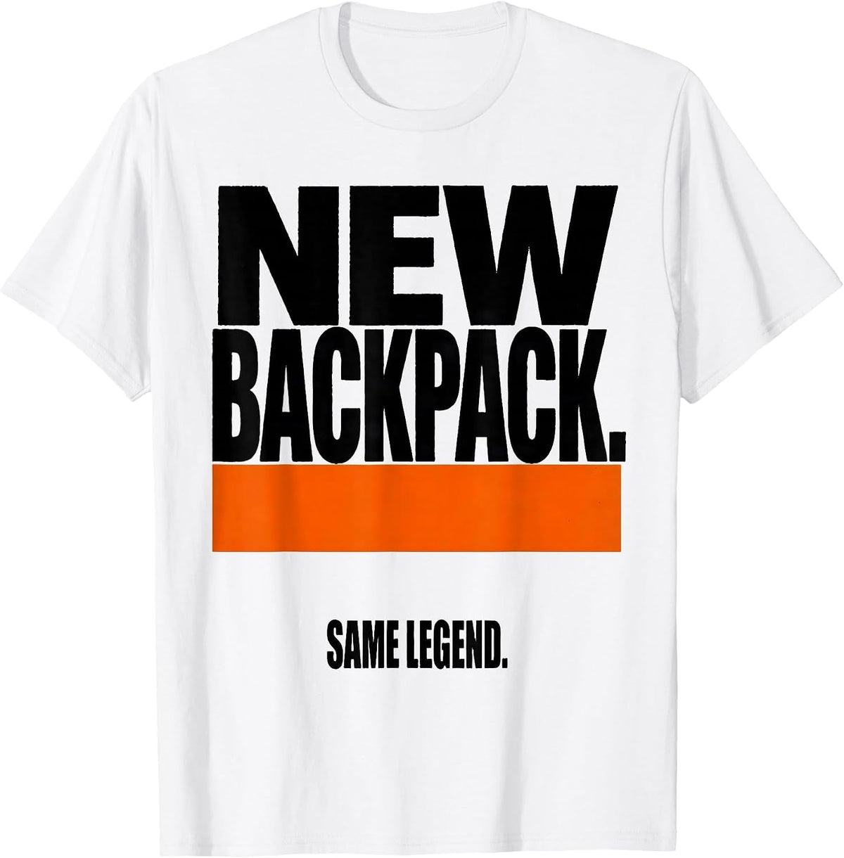 Men's New Backpack Same Legend Funny Teacher Back To School First T-Shirt - White