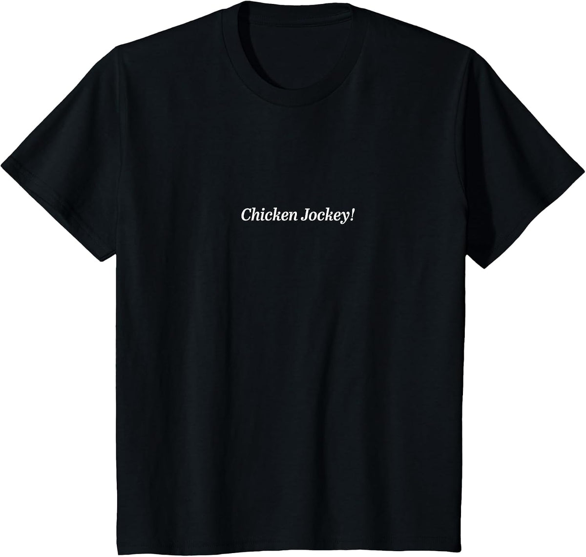 Chicken Jockey T-Shirt - Black
