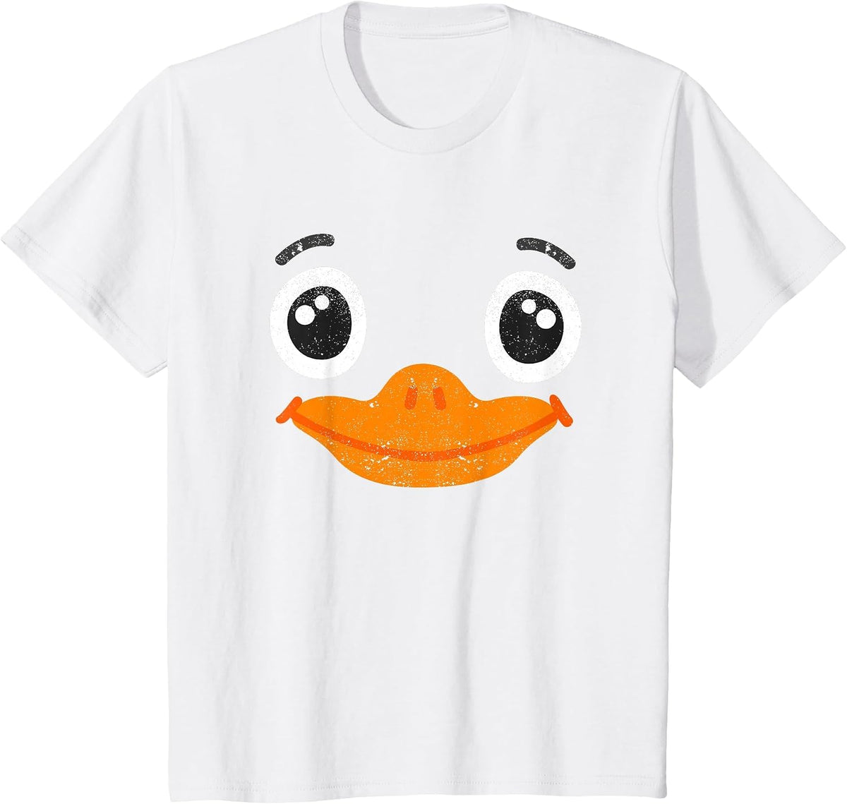 Halloween Duck Face Costume Animals Cute Easy Ducks Lovers T-Shirt - White