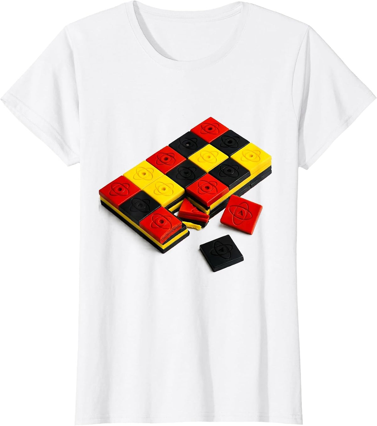 Can I Lick It Periodic Table Candy Bar T-Shirt - White