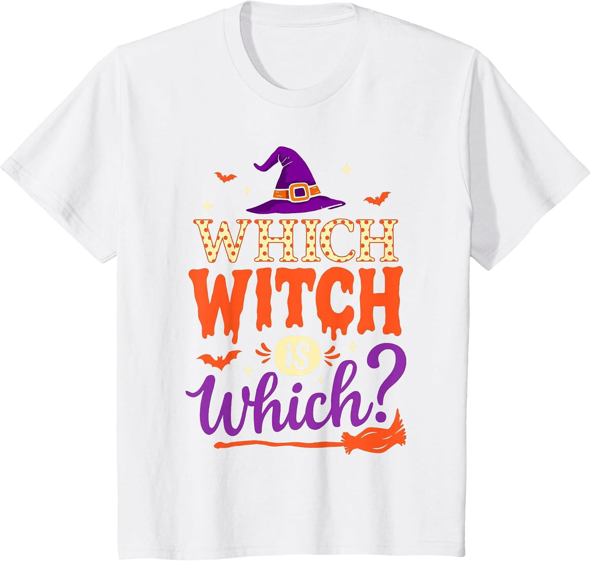 Which Witch is Which Halloween for Women Men English Teacher T-Shirt - White