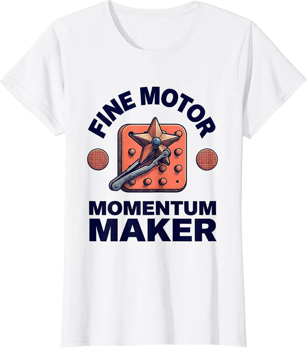 Fine Motor Momentum Maker Occupational Therapy Sensory T-Shirt - White