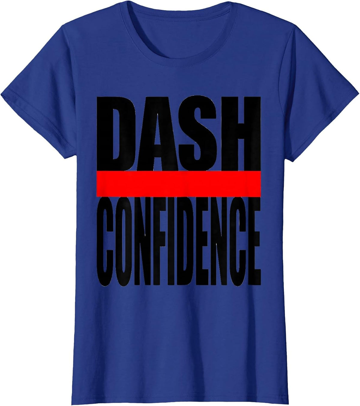 Women's Dash Of Confidence Funny Grammar Teacher English Punctuation T-Shirt - Royal Blue
