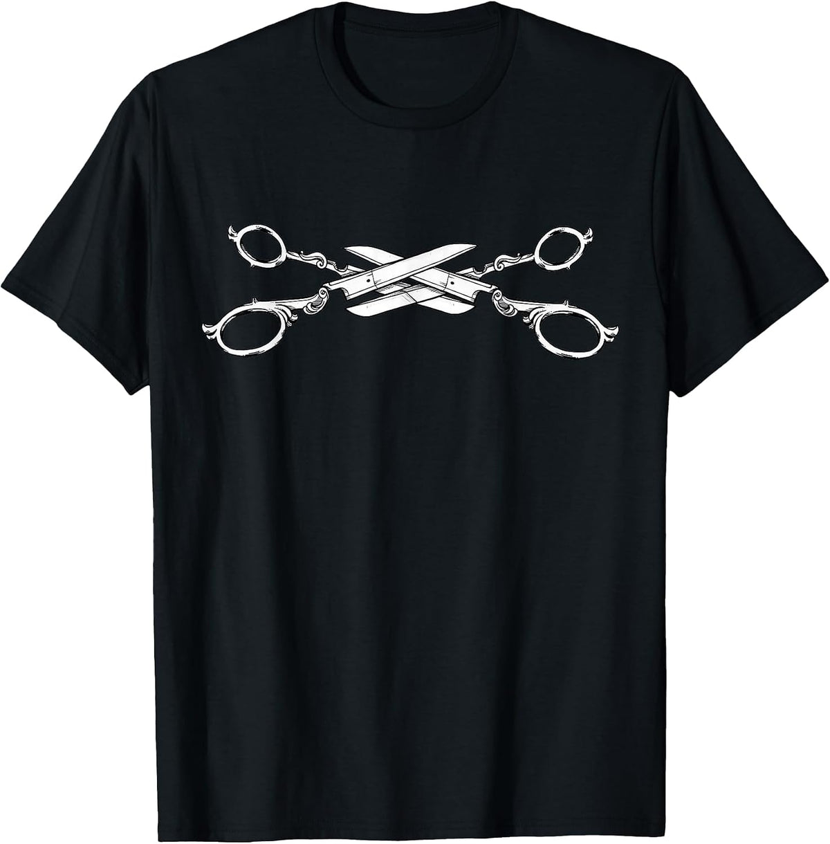 Scissors Lesbian Pride Month LGBTQ Feminist Human Rights T-Shirt - Black