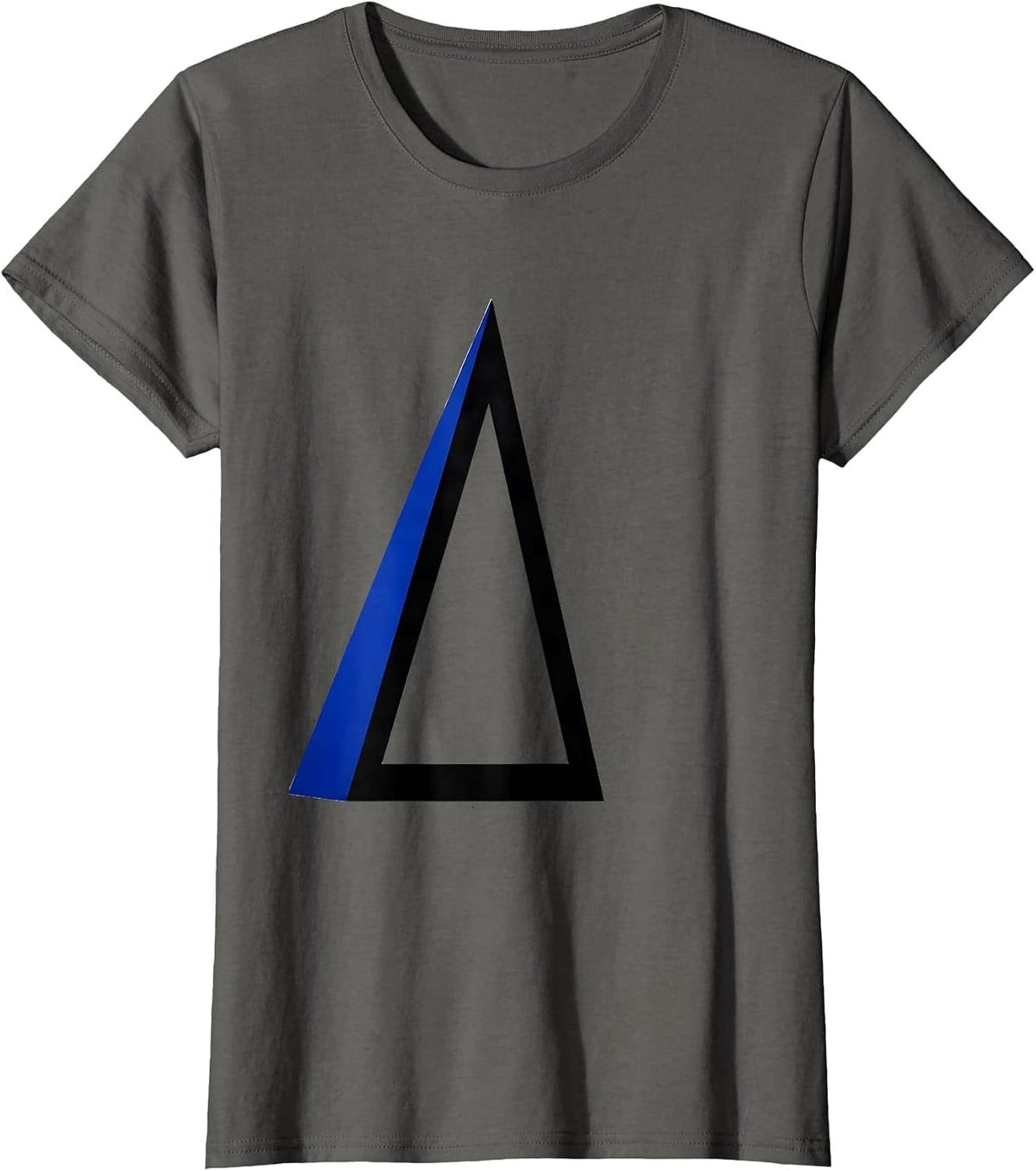 Women's Monumental Caret Funny Grammar Teacher Humor T-Shirt - Asphalt Grey