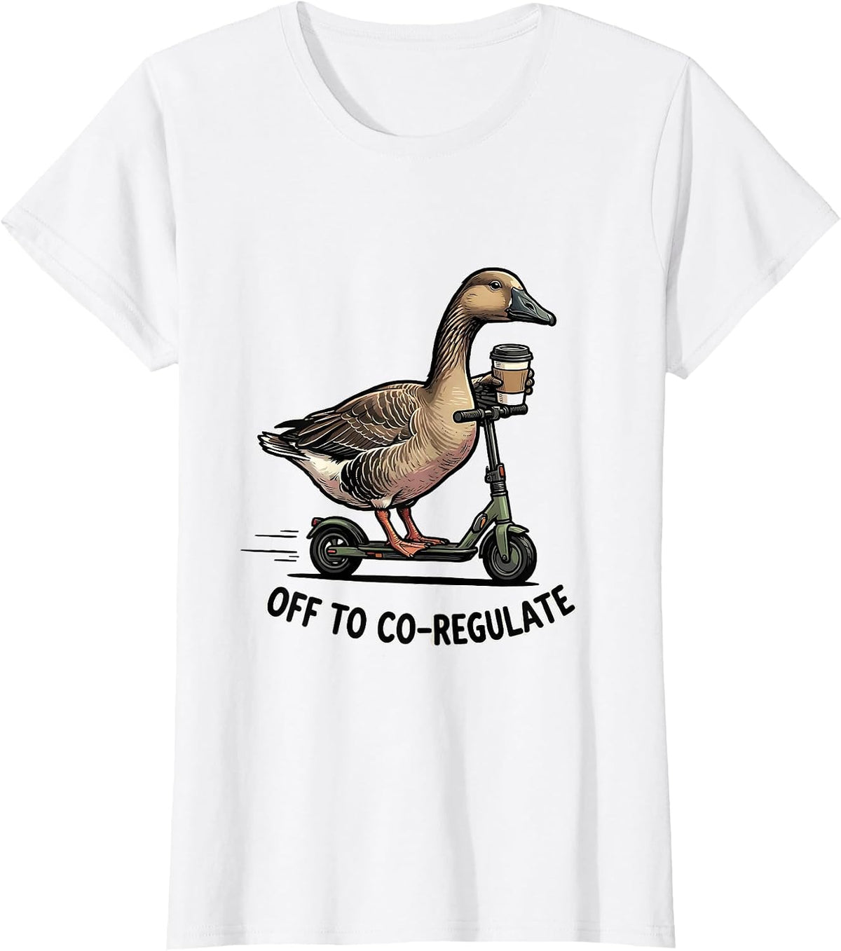 Off to Co-Regulate Funny Mental Health Counselor ABA Therapy T-Shirt - White