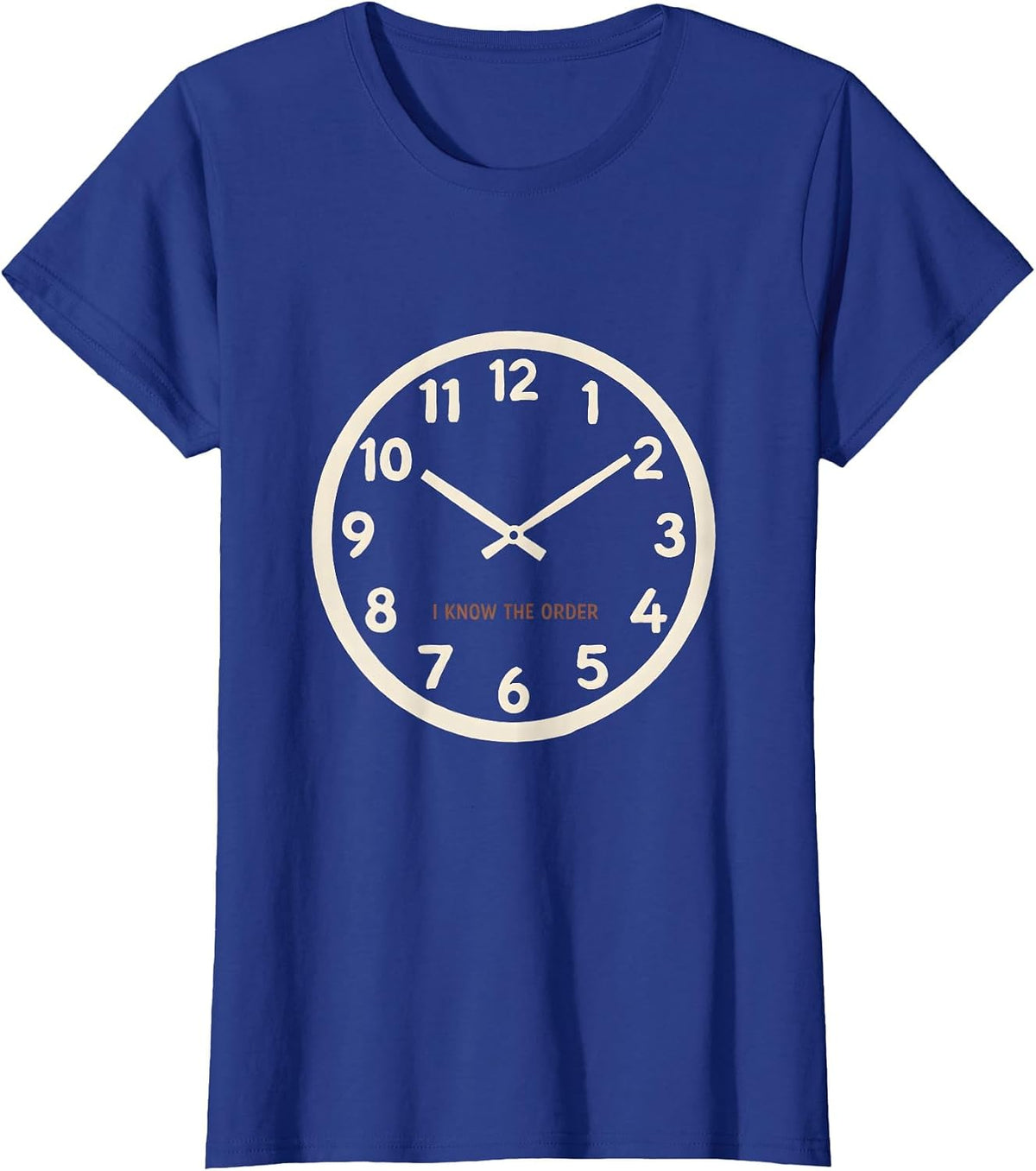 Women's I Know The Order Funny Mechanic Garage Car Guy Humor T-Shirt - Royal Blue
