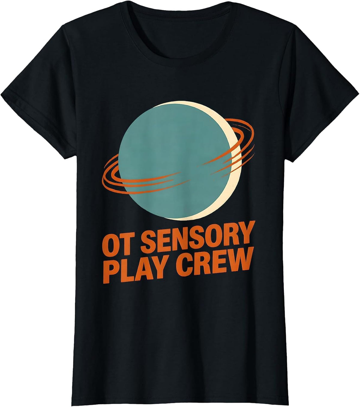 OT Sensory Play Crew Occupational Therapy Vintage OT Month T-Shirt - Black