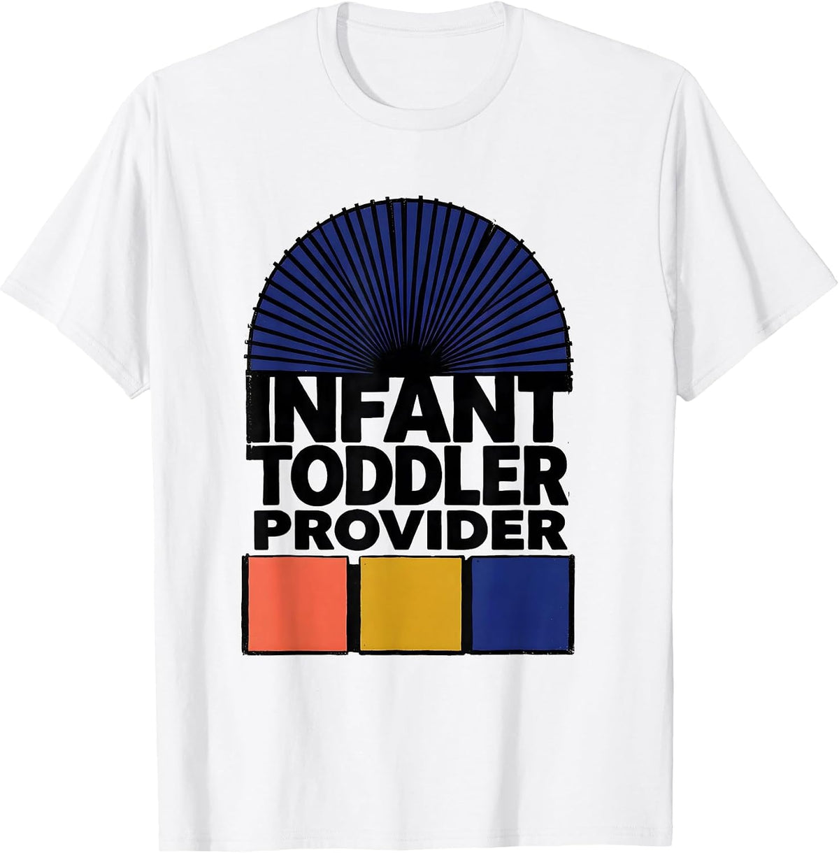 Men's Infant Toddler Provider Funny Early Childhood Teacher T-Shirt - White