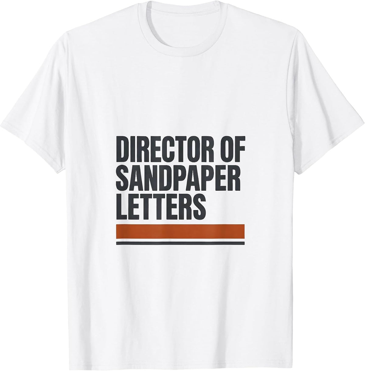 Men's Director Of Sandpaper Letters Montessori Teacher Humor T-Shirt - White