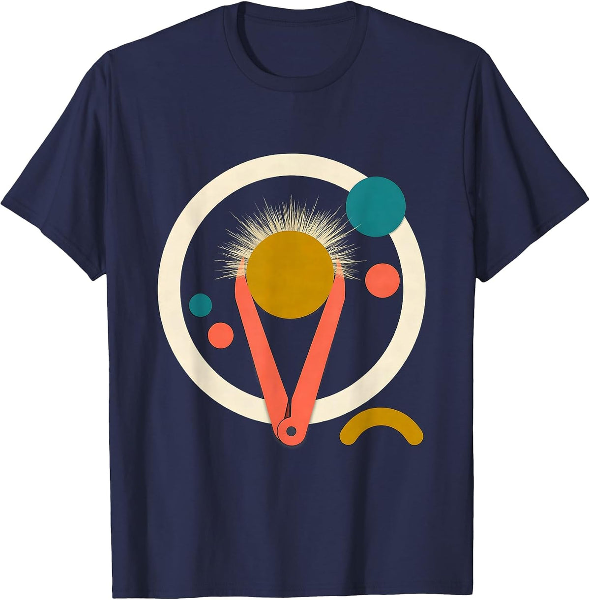 Occupational Therapy Fine Motor Tweezers Pom-Pom T-Shirt - Navy Blue