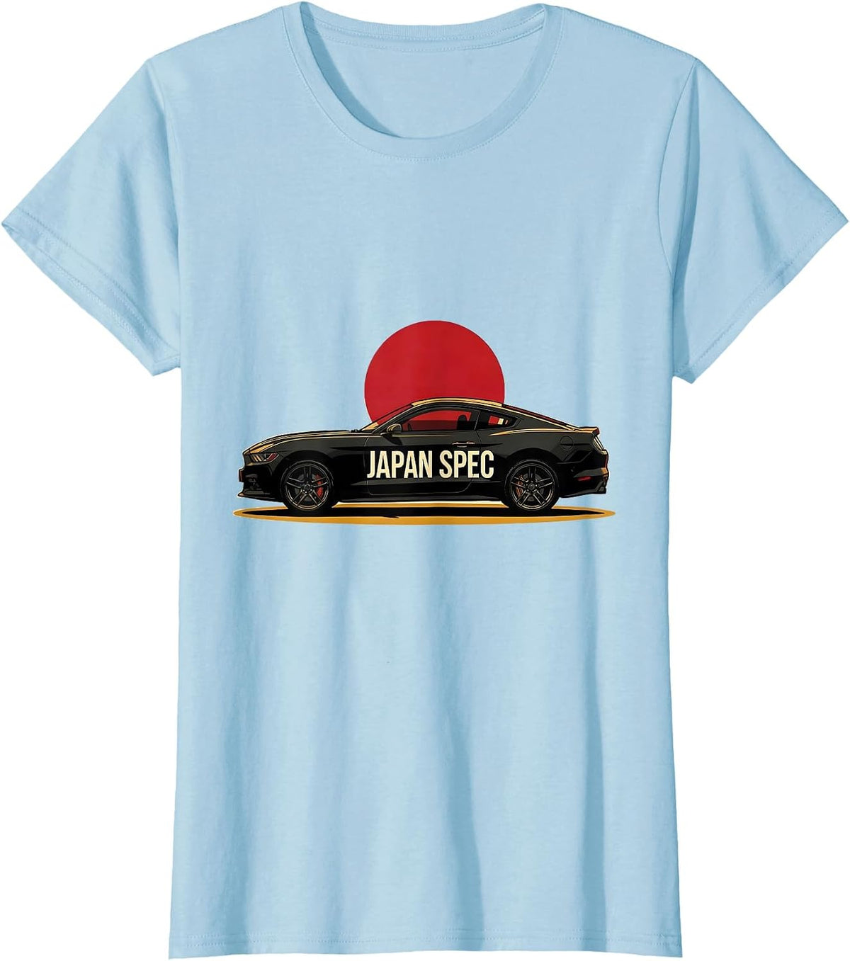 Japan Spec Retro Vintage JDM Drift Car Enthusiast Graphic T-Shirt - Baby Blue