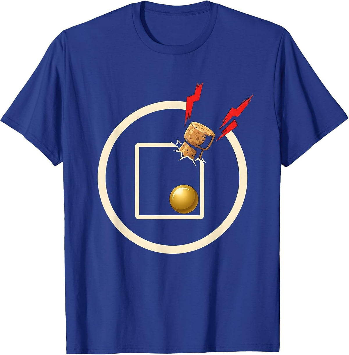 Periodic Table Element Seal Science Nerd Humor T-Shirt - Royal Blue