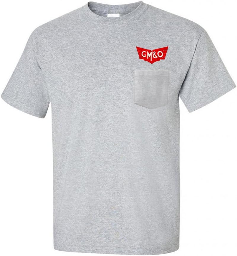 Gulf, Mobile and Ohio Embroidered Pocket Tee [p36] - Sport Gray