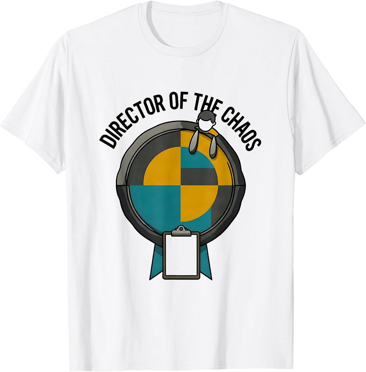 Men's Director Of The Chaos Midcentury Modern Daycare Provider T-Shirt - White