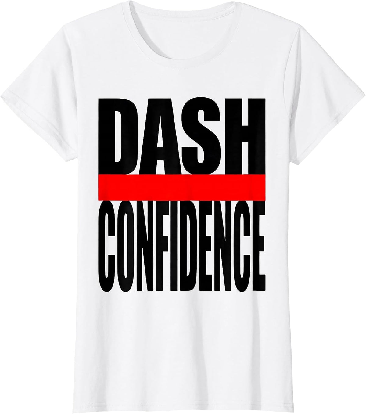 Women's Dash Of Confidence Funny Grammar Teacher English Punctuation T-Shirt - White