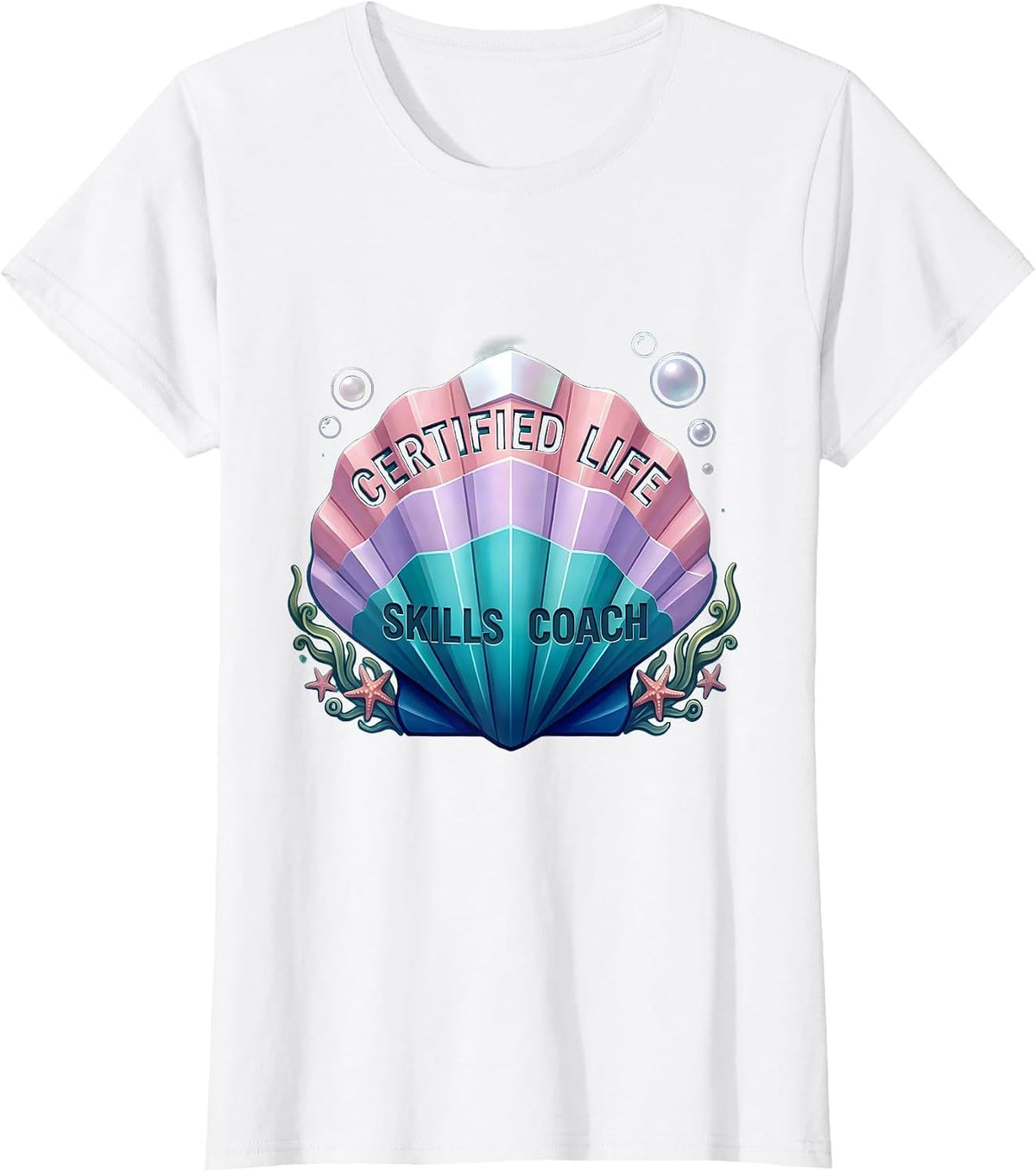 Certified Life Skills Coach Occupational Therapy T-Shirt - White