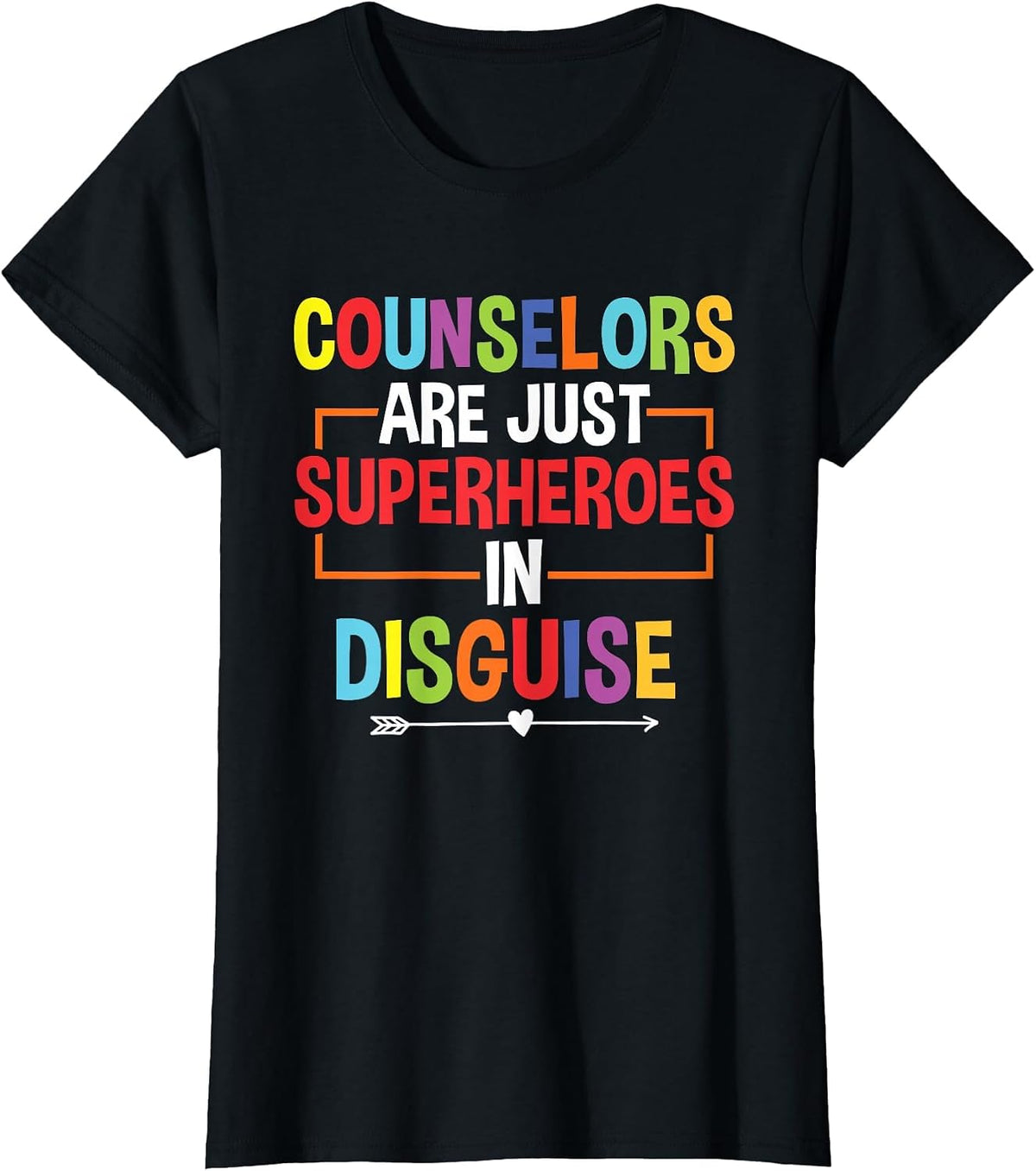 School Counselor Superheroes in Disguise School Counseling T-Shirt - Black