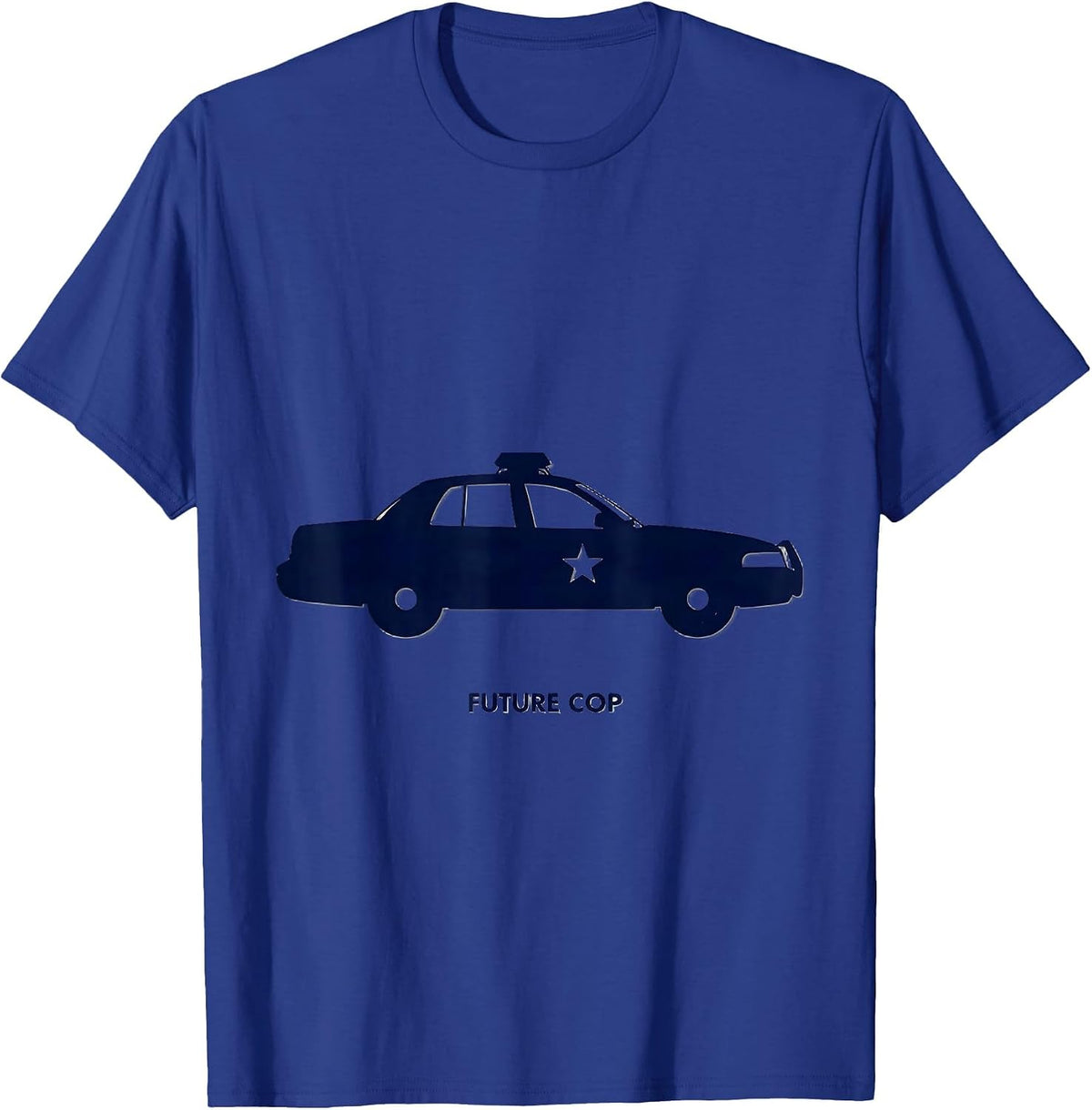Future Cop Police Costume Halloween Officer Kids Toddler T-Shirt - Royal Blue