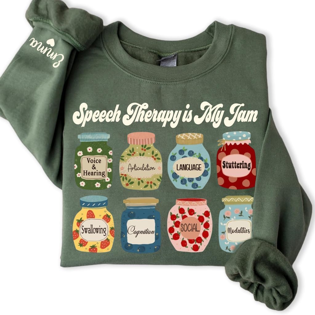 Personalized Job Sweatshirt, Job Roles Shirt, Graduation Gifts, Nurse, Doctor, Editor, Lawyer, Professors - Speech Therapy