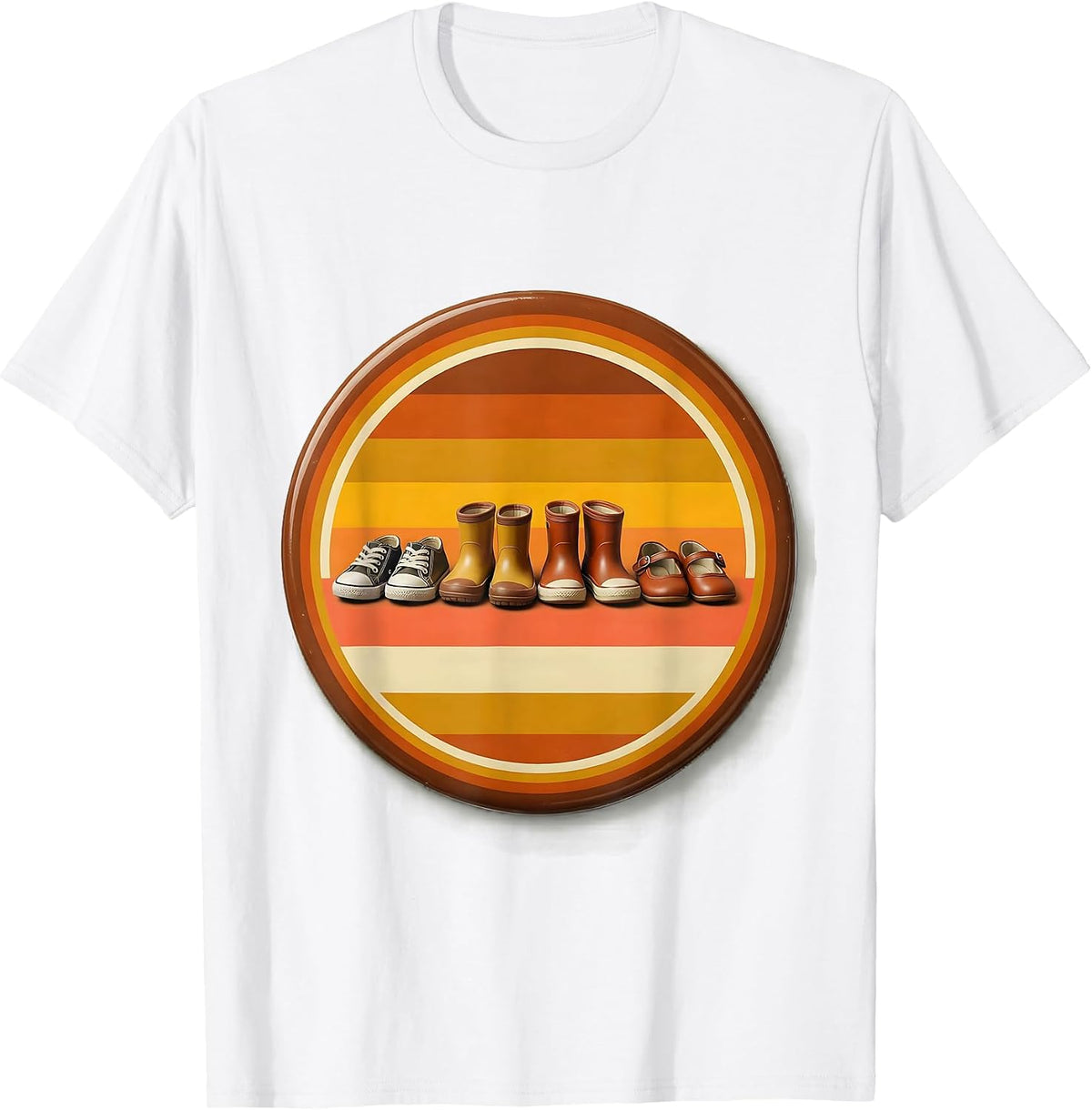 Men's Tiny Shoes At The Door Preschool Teacher Gift T-Shirt - White