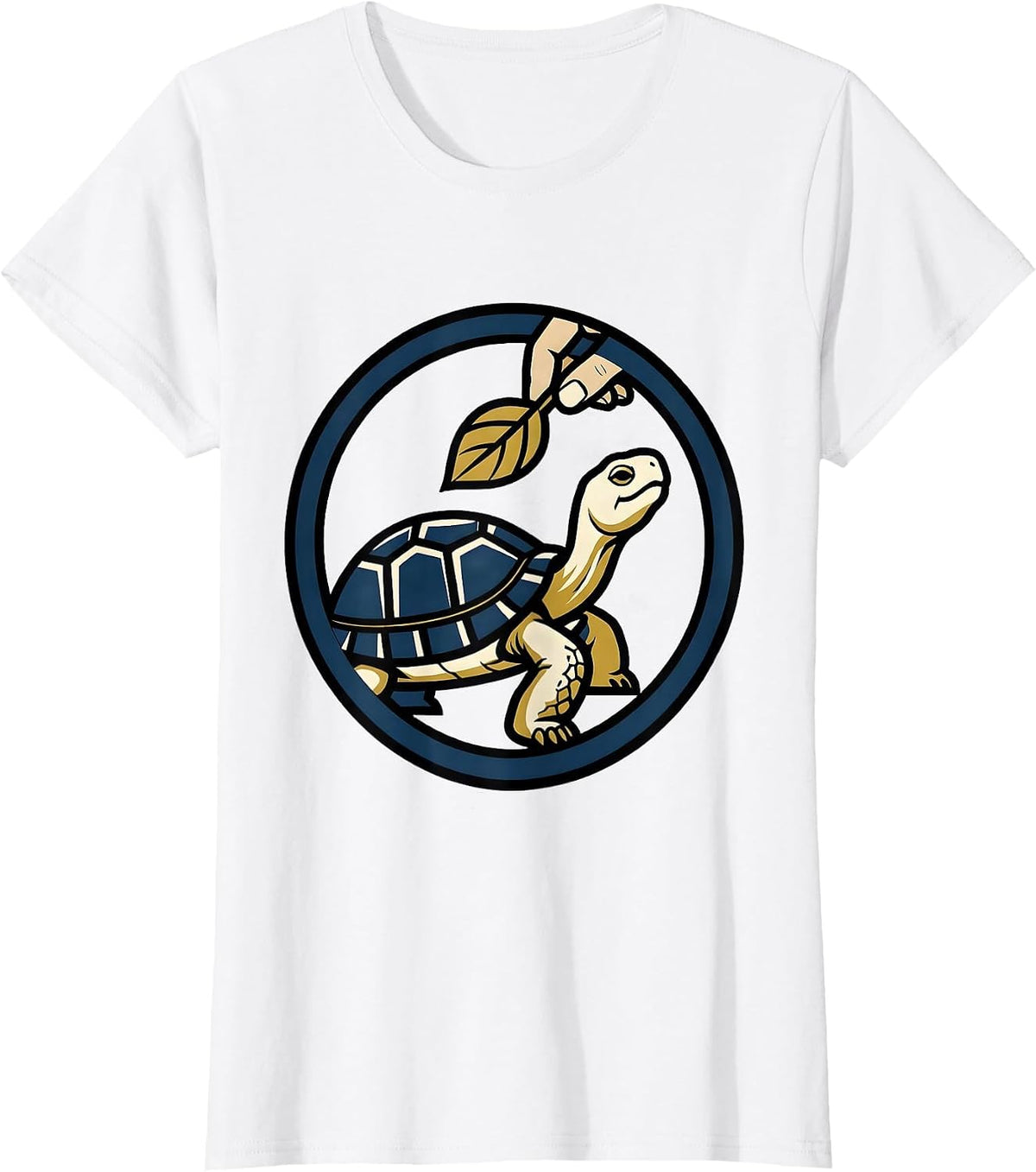 Sealed Tortoise Emblem Pet Lover Gift T-Shirt - White