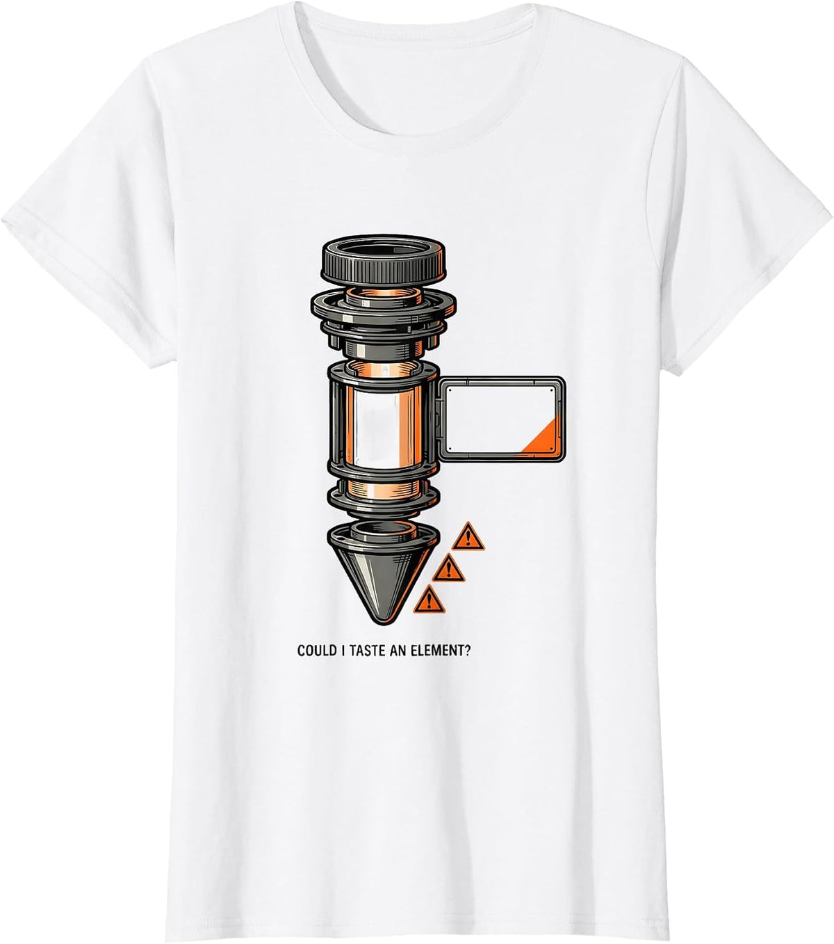 Women's Could I Taste An Element Funny Periodic Table Science T-Shirt - White