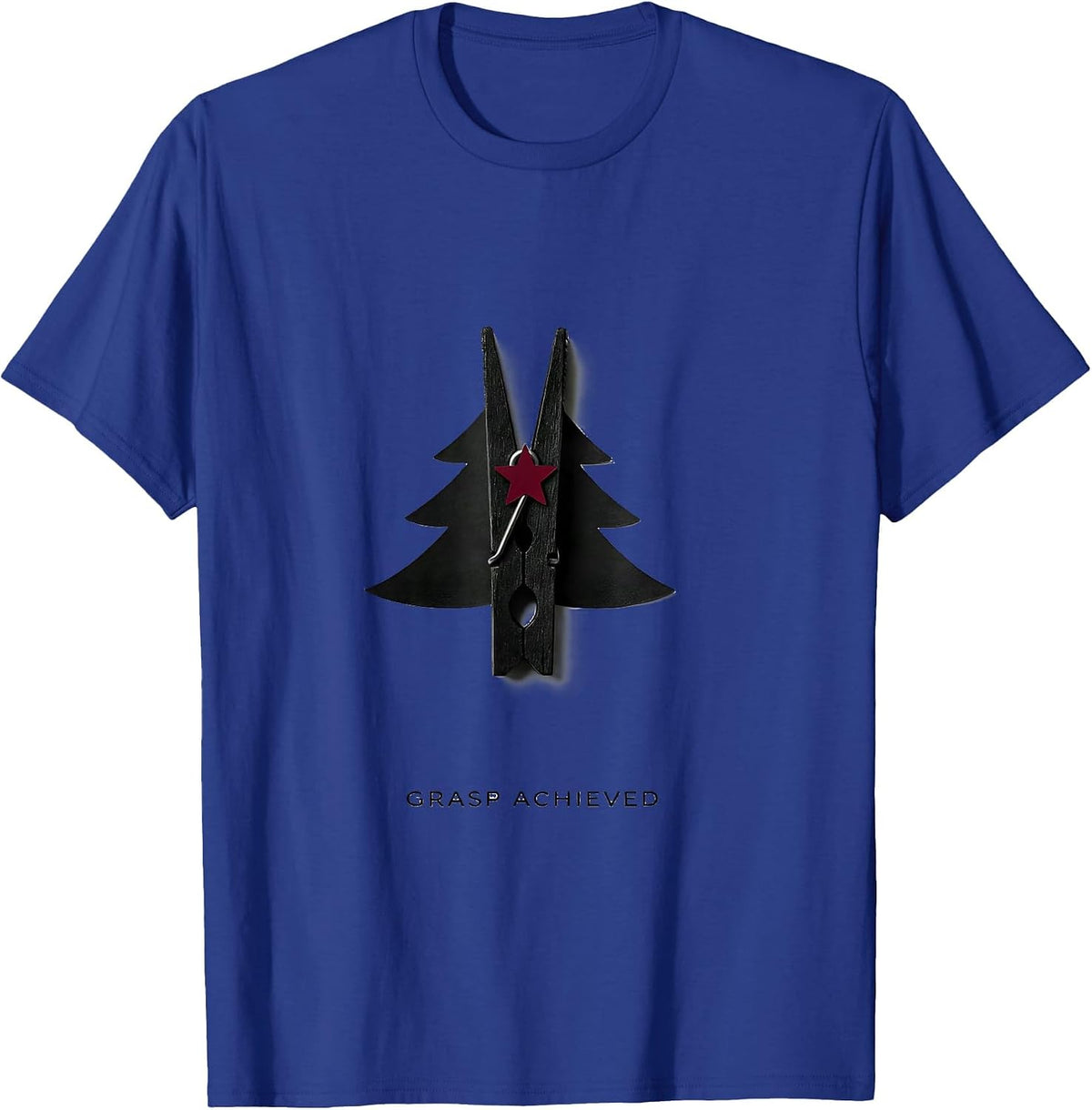 Grasp Achieved Polish Poster Conceptual Occupational Therapy T-Shirt - Royal Blue