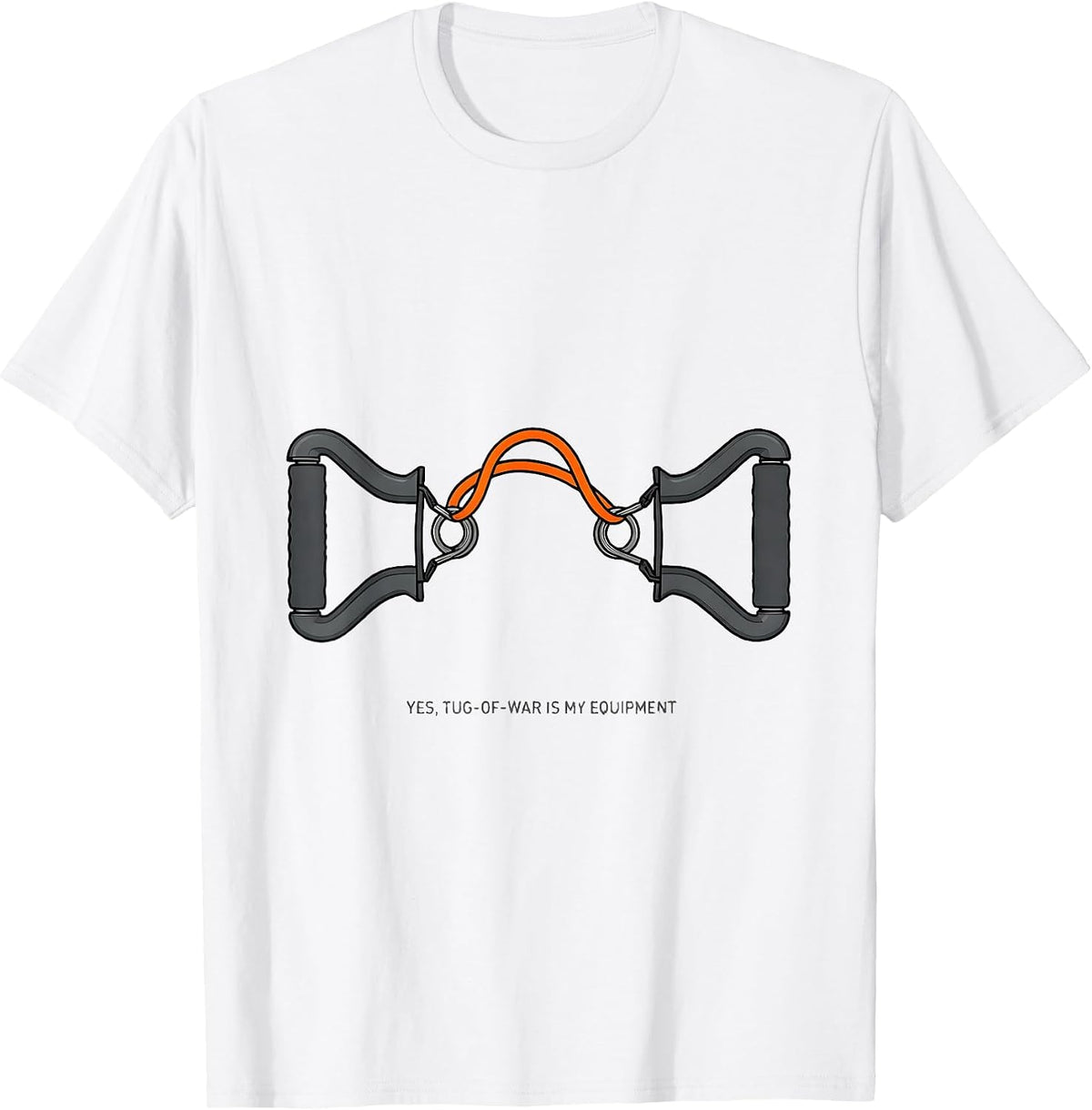 Men's Yes, Tug-Of-War Is My Equipment Occupational Therapy PT T-Shirt - White