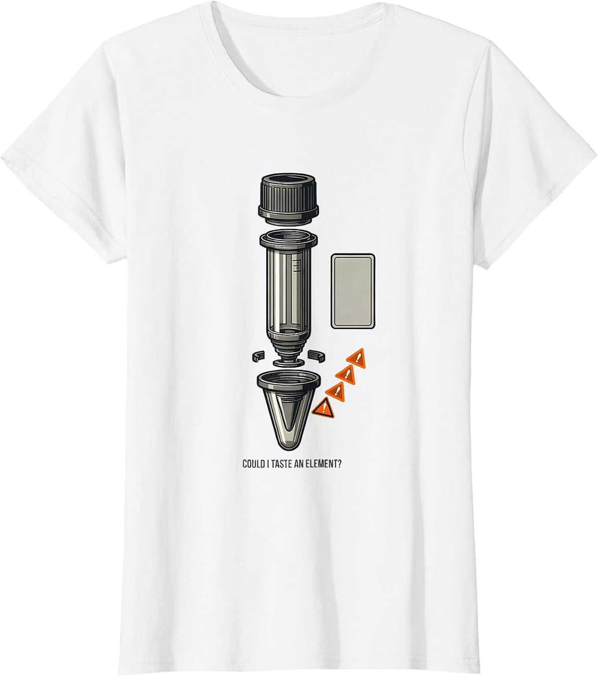 Could I Taste An Element Funny Periodic Table Science T-Shirt - White