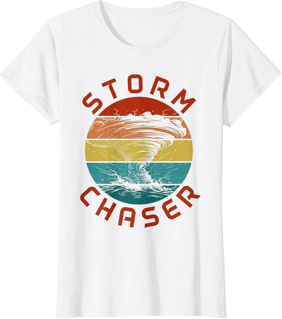 Storm Chasing Tornado Chaser Meteorologist Meteorology T-Shirt - White