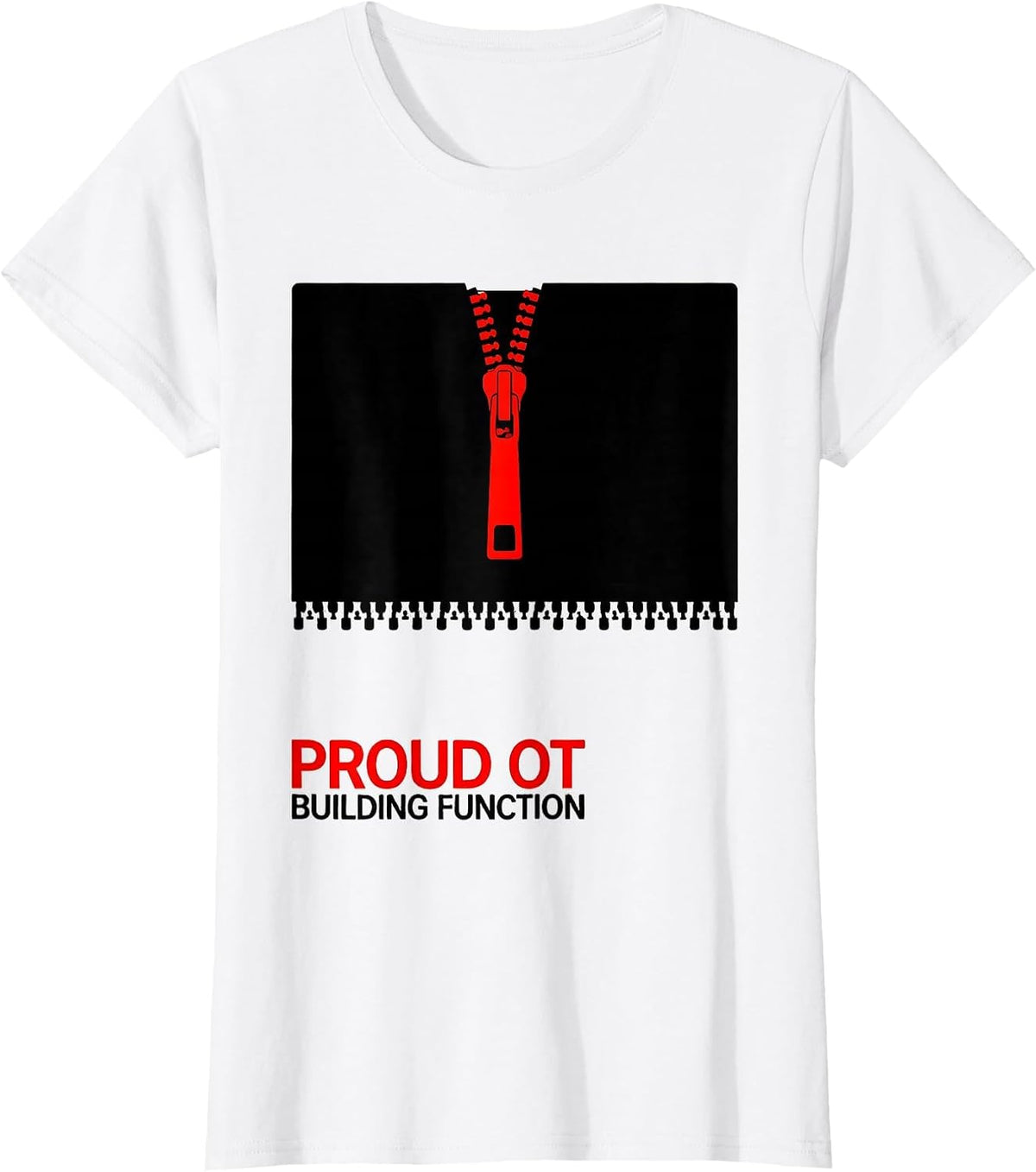 Proud OT Building Function Swiss International Occupational T-Shirt - White