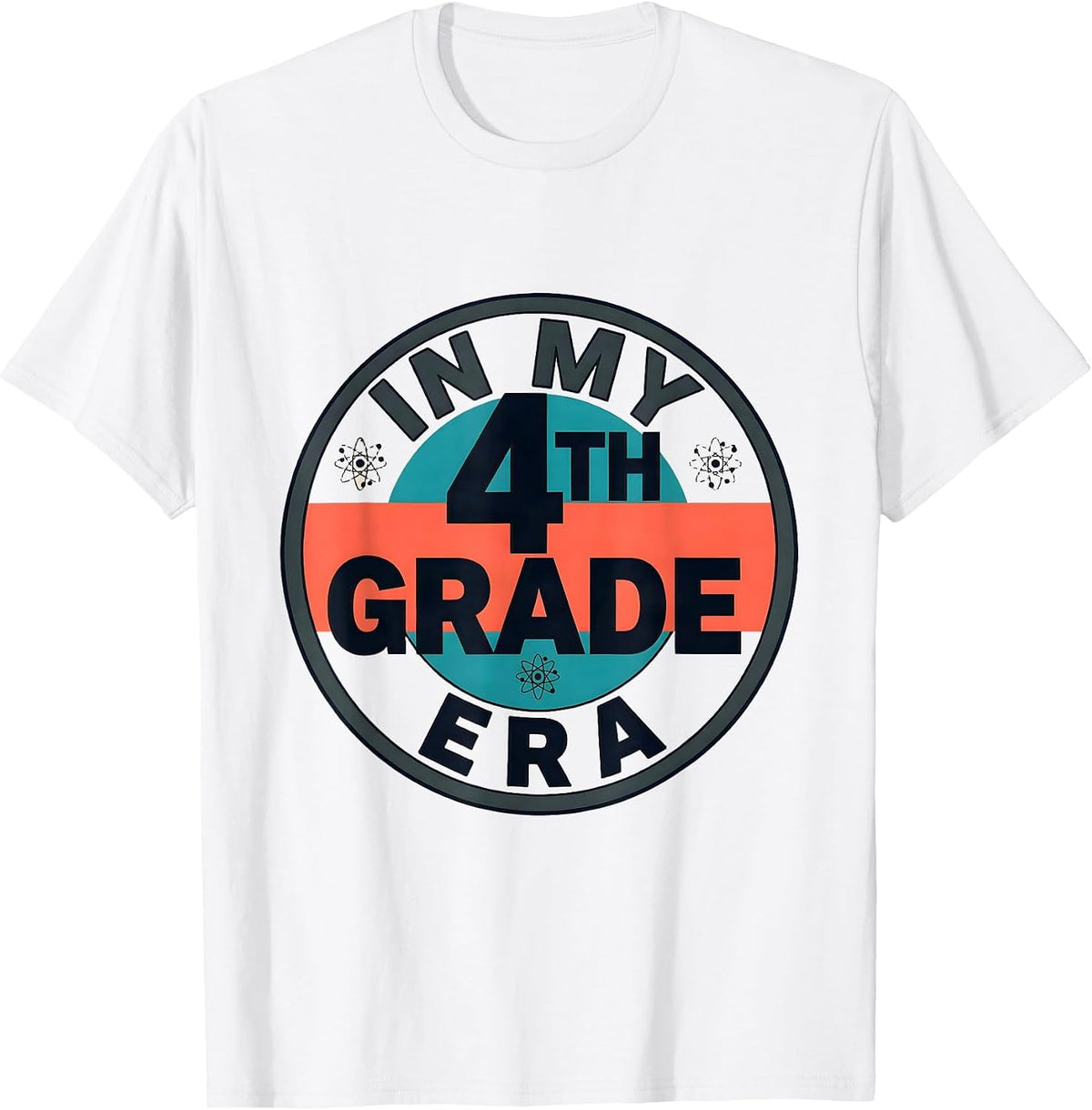 Men's In My 4th Grade Era Midcentury Modern Back to School T-Shirt - White