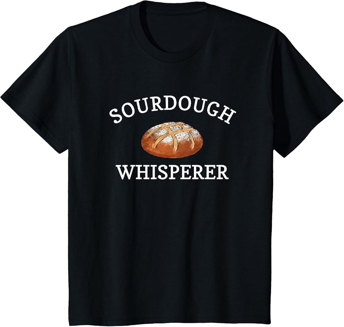 sourdough Whisperer, sourdough T-Shirt - Black