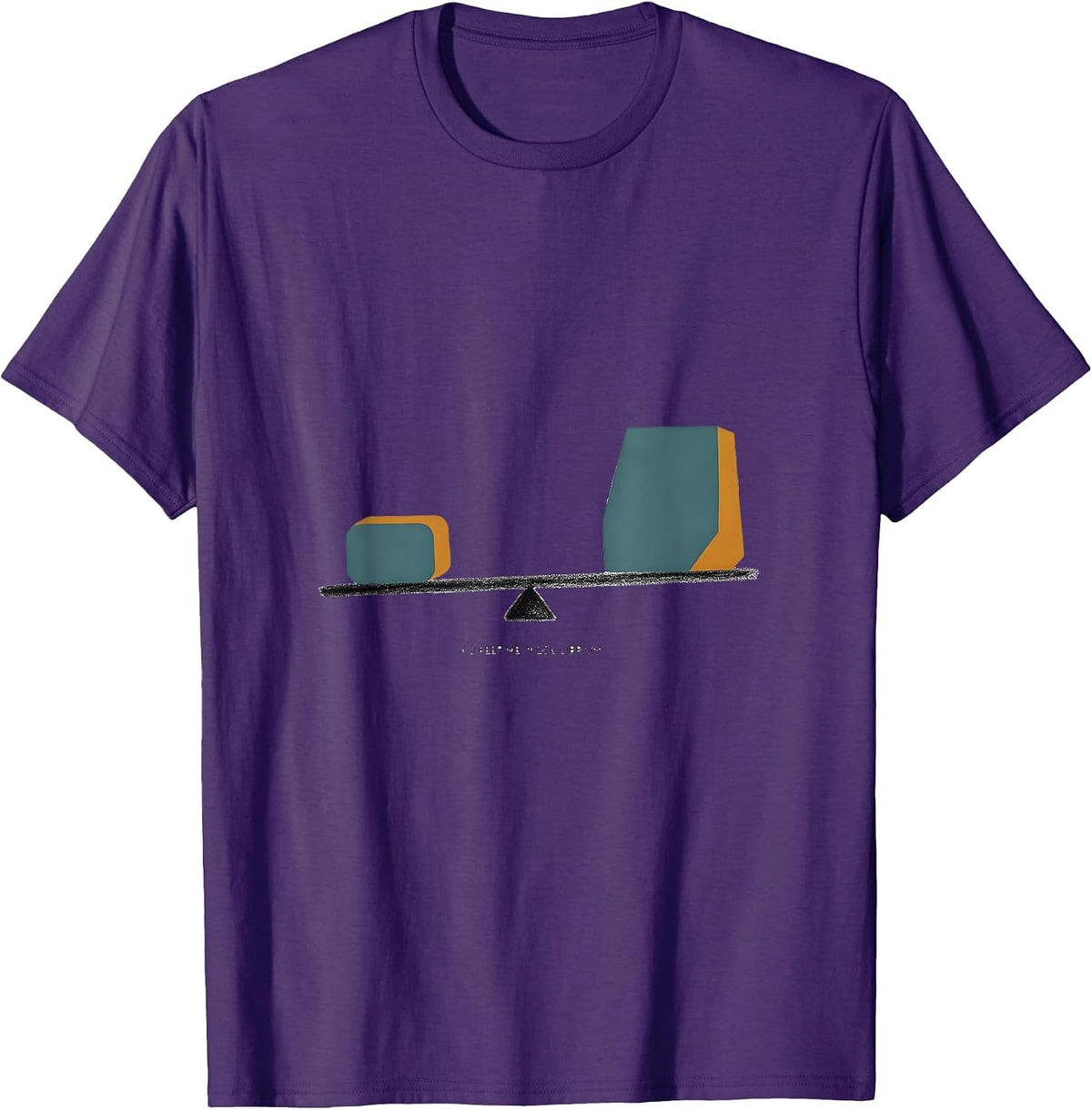 Men's You Keep Me In Equilibrium Funny Science Nerd Gift T-Shirt - Purple