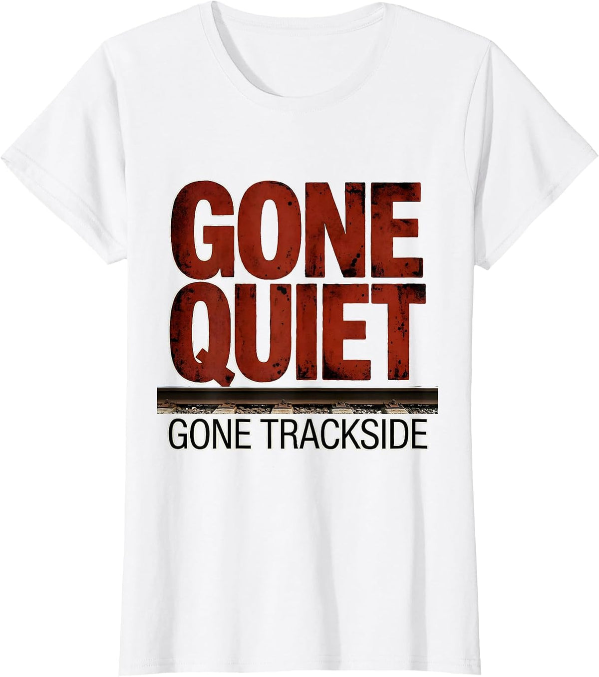 Gone Quiet Gone Trackside Retro Big Boy 4014 Steam T-Shirt - White