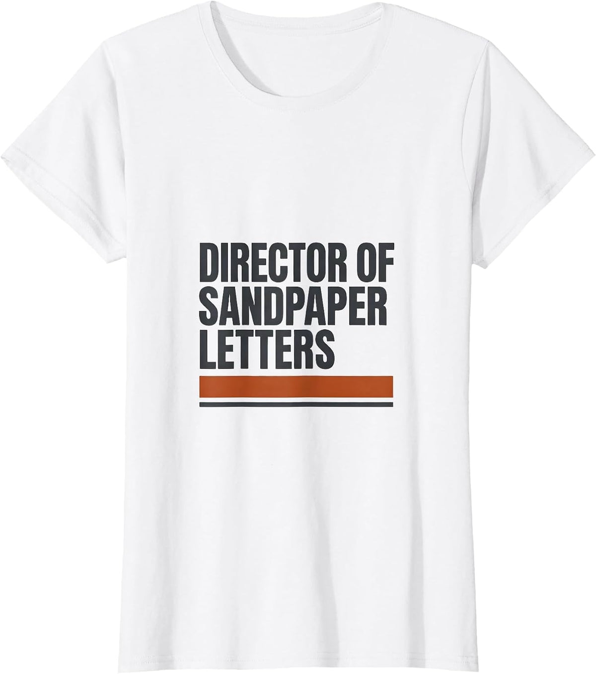Women's Director Of Sandpaper Letters Montessori Teacher Humor T-Shirt - White