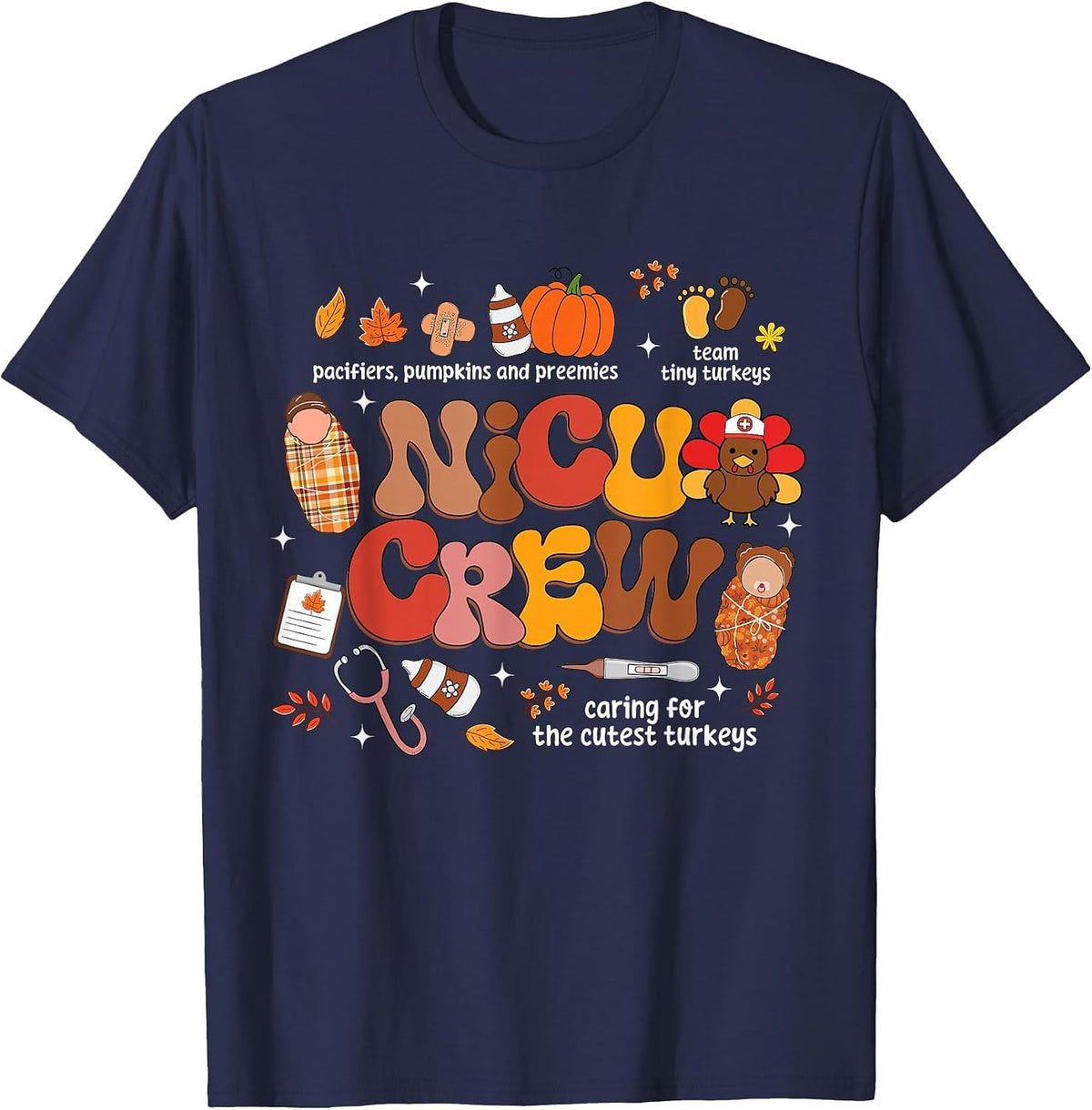 Thanksgiving T-Shirt - Navy Blue