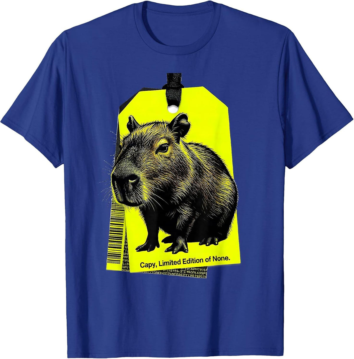 Capy Limited Edition of None Funny Capybara Meme Animal T-Shirt - Royal Blue